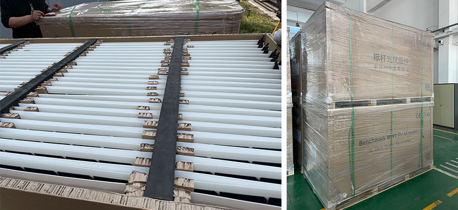 Módulos fotovoltaicos de media celda