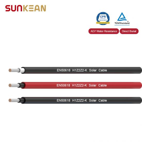 CPR rated H1Z2Z2-K Solar Cable Direct Burial Wire