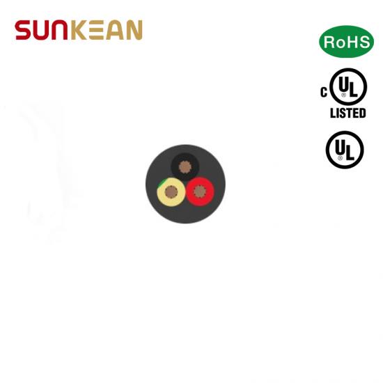 Cable de CA TC-ER de doble núcleo de 12 AWG