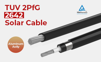 Maximización de la eficiencia de la energía solar con cables solares de aluminio TÜV 2PfG/2642