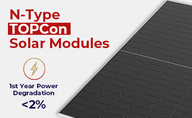 Volverse ecológico con las células solares TOPCon